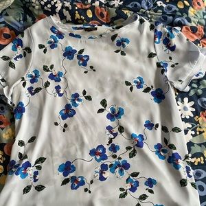 Ann Taylor Bell-Sleeved Blouse